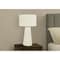 Monarch Specialties Lighting, 29 in.H, Table Lamp, White Ceramic, Ivory / Cream Shade, Contemporary I 9614 - alternate 2